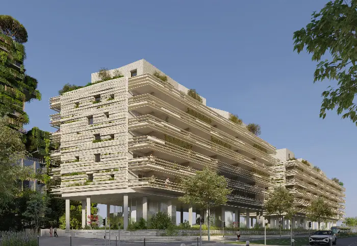 Perspective du projet Casa Pèira de Montpellier